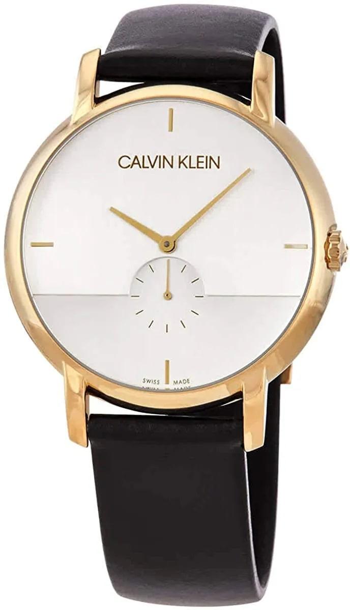 Orologio Uomo CALVIN KLEIN acciaio PVD oro giallo Established K9H2X5C6