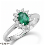 Anello smeraldo e diamanti COMETE ANB 2750 S4