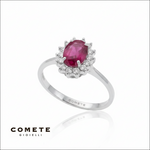 Anello Rubino e Diamanti COMETE GIOIELLI ANB 2570|bonini-gioielli
