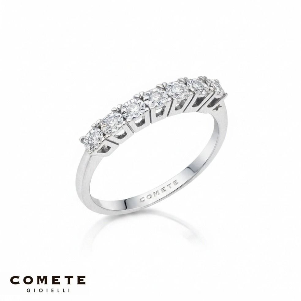 Fedina COMETE 7 Diamanti Oro Bianco Momenti ANB 2681|bonini-gioielli