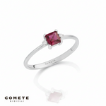 Anello Oro bianco Rubino e Diamanti COMETE ANB 2707|bonini-gioielli