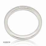 Fedina Oro Bianco con Diamante ANB 927|bonini-gioielli
