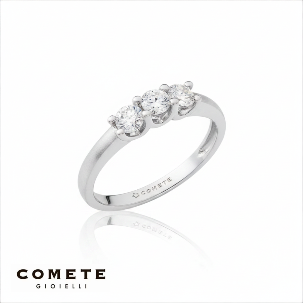 Anello Trilogy Diamanti ct 0.45 COMETE ANB 2739|bonini-gioielli