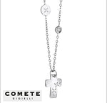 Collana Croce Oro e Diamanti COMETE GIOIELLI|bonini-gioielli