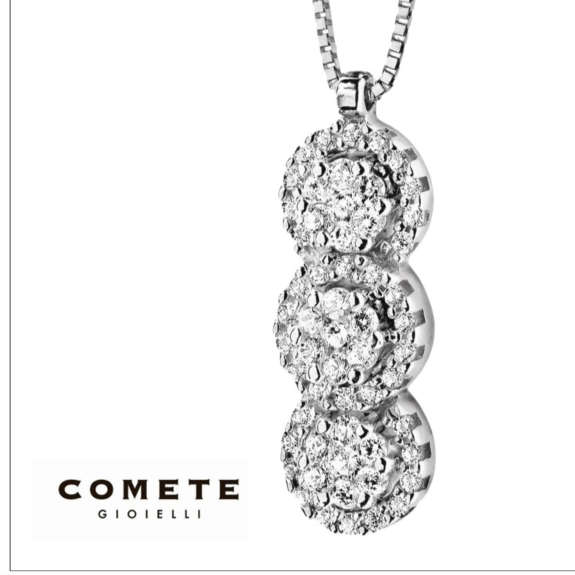 Collana Diamanti Trilogy Rose di Diamanti Comete|bonini-gioielli