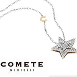 Collana Stella Oro e Diamanti COMETE GIOIELLI GLB 1446|bonini-gioielli