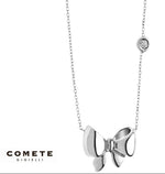 Collana COMETE fiocco oro e diamante GLB 792|bonini-gioielli