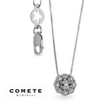 Collana Oro Bianco e Diamanti COMETE GLB 1624|bonini-gioielli