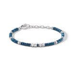 Bracciale Uomo acciaio ematite blu Mineral UBR 1340 COMETE|bonini-gioielli