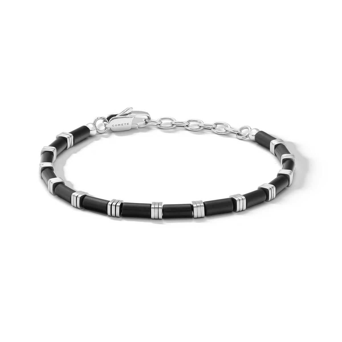 Bracciale Uomo acciaio, ematite Mineral UBR 1342 COMETE|bonini-gioielli