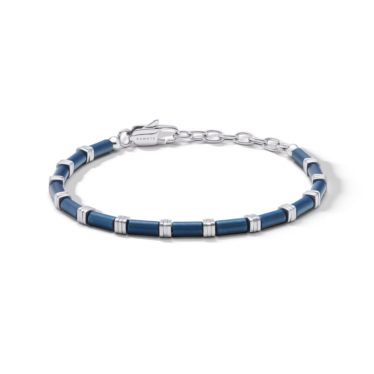 Bracciale Uomo acciaio, ematite blu UBR 1344 COMETE|bonini-gioielli