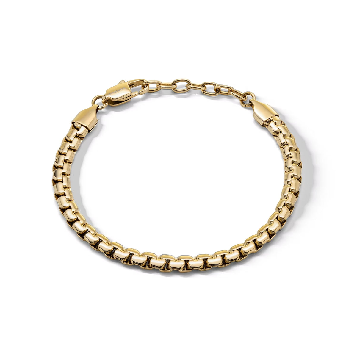 bracciale uomo acciaio PVD giallo, collezione Chain UBR 1358 COMETE GIOIELLI|bonini-gioielli 