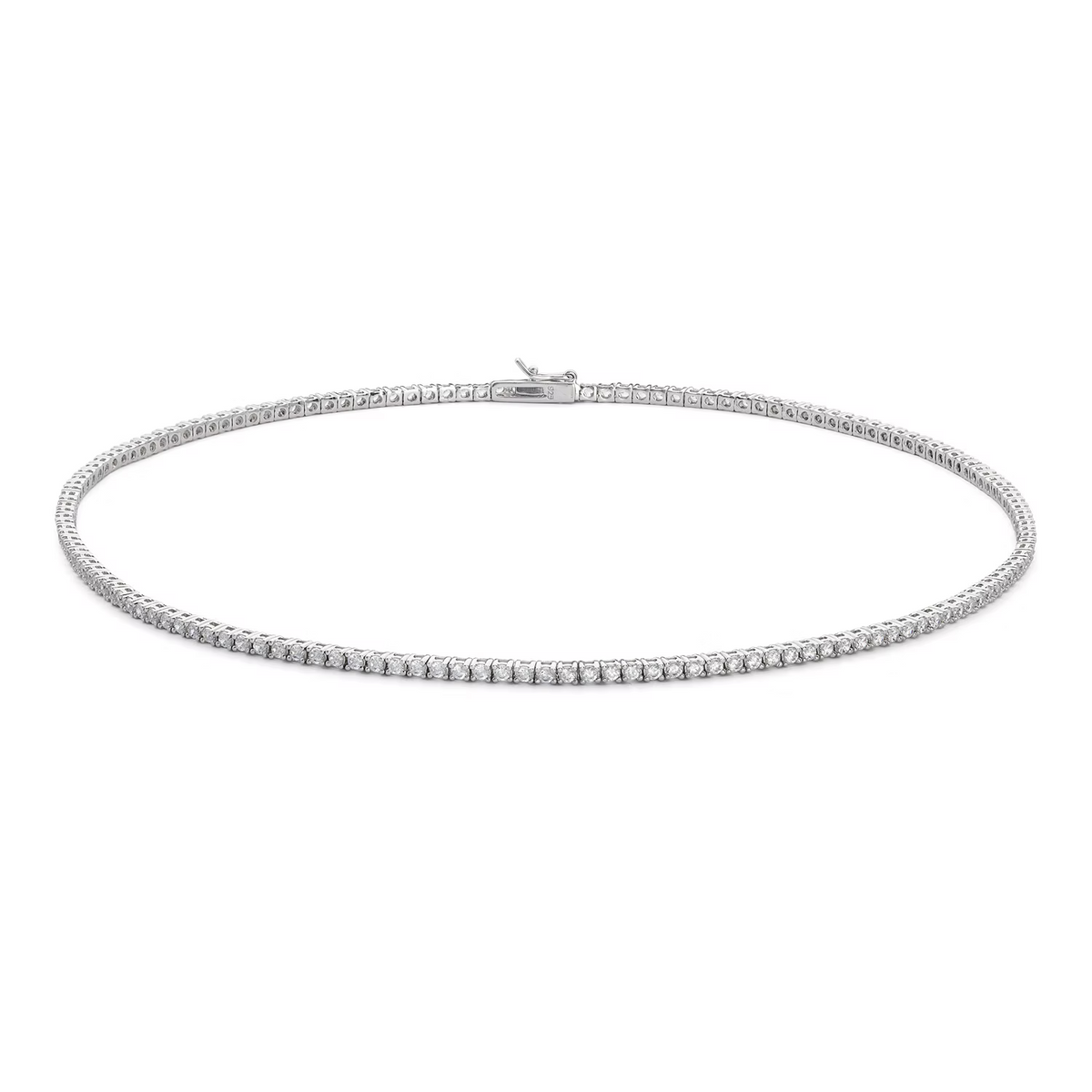 Girocollo argento tennis zirconi COMETE Glamour UGL 794|bonini-gioielli