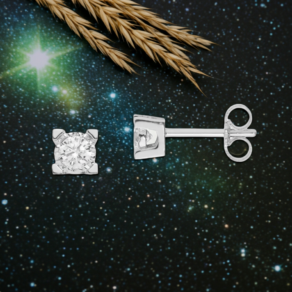 Orecchini Oro e Diamanti 0,14ct Momenti COMETE|bonini-gioielli