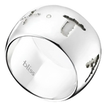 Anello argento TAOGDP di BLISS con design della mappa del mondo