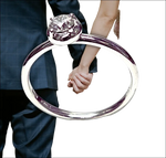 Anello Bliss Oro Bianco e Diamante 0.30 ct, elegante solitaria argento con gemma sfaccettata