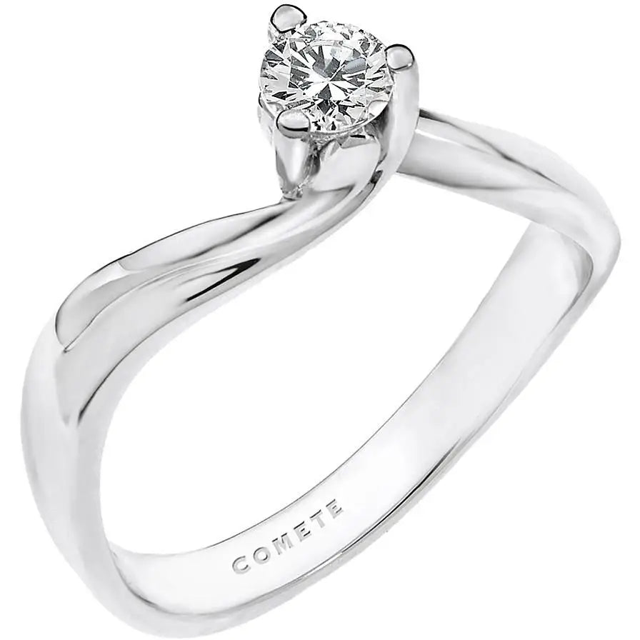 anello comete diamante solitario ct 0,15 ANB 2444|bonini-gioielli