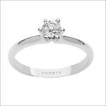 Anello COMETE solitario in argento con diamante ct 0,21 ANB 2087 elegante