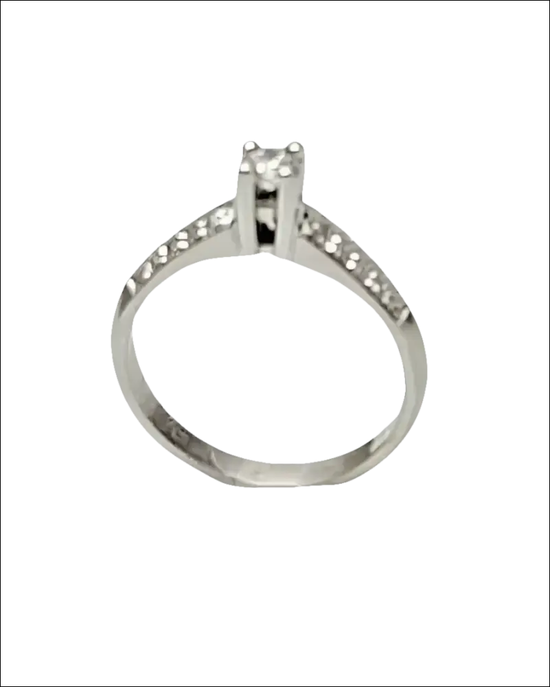 Anello da fidanzamento UNOAERRE in oro con diamante, elegante e prezioso