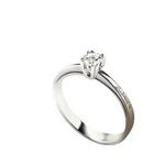 anello diamante solitario ct 0,18G+ Cannes di Salvini|bonini-gioielli