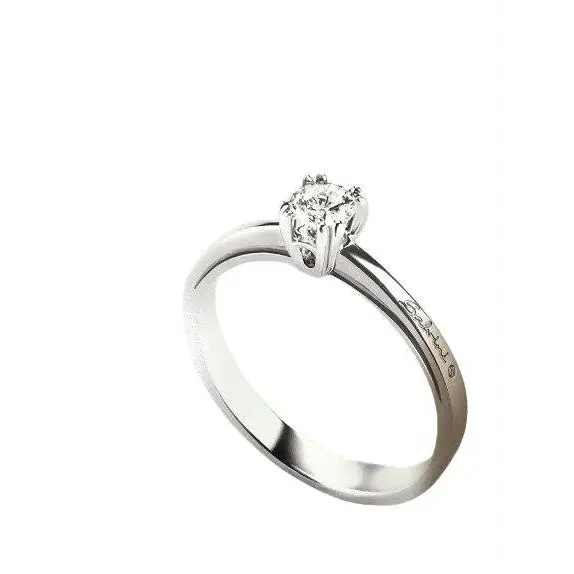 anello diamante solitario ct 0,18G+ Cannes di Salvini|bonini-gioielli