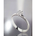 anello diamante solitario ct 0,18G+ Cannes di Salvini|bonini-gioielli