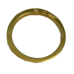 Anello Fedina Oro Giallo Cartier Love con Diamante e Incisione Ti Amo