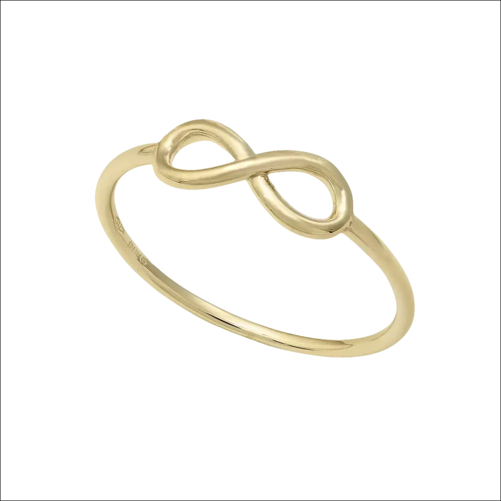 Anello oro giallo Infinito AAZ 112 AMBROSIA elegante e senza tempo