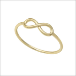 Anello oro giallo Infinito AAZ 112 AMBROSIA elegante e senza tempo