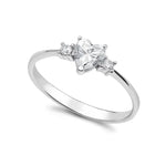 anello oro bianco cuore zirconi AMBROSIA AAZ 145|bonini-gioielli