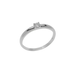 Anello oro bianco con diamante di COMETE GIOIELLI ANB 2526
