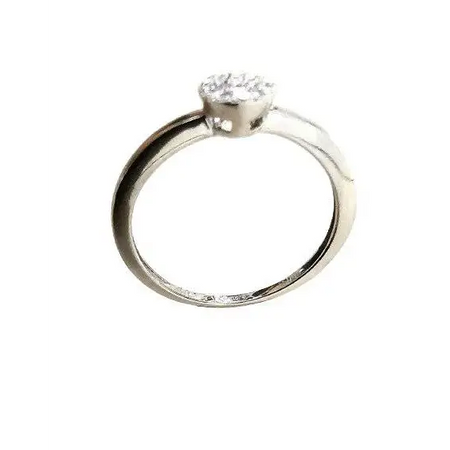 anello oro bianco donna pavé diamanti Bliss | bonini-gioielli
