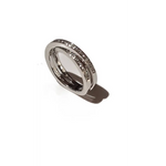 anello oro bianco e diamanti Intreccio Salvini |bonini-gioielli