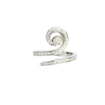 Anello oro e diamanti 0.32 Riccio e Capriccio Salvini con design spirale in diamanti