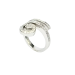 Anello oro e diamanti 0.32 Riccio e Capriccio Salvini con design a spirale di diamanti