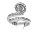 Anello oro e diamanti Riccio e Capriccio Salvini con anello a spirale incastonato di diamanti