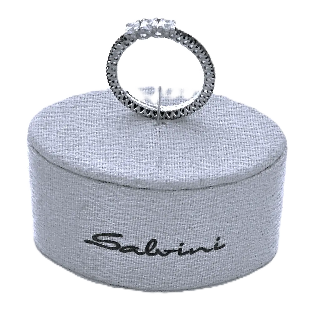 Fedina oro trilogy diamanti bianchi e black di Salvini|bonini-gioielli