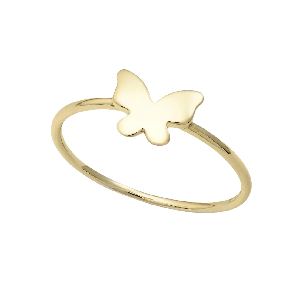 Anello oro giallo farfalla AAZ 110 AMBROSIA con design elegante e dettagli raffinati
