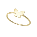 Anello oro giallo farfalla AAZ 110 AMBROSIA con design elegante e dettagli raffinati