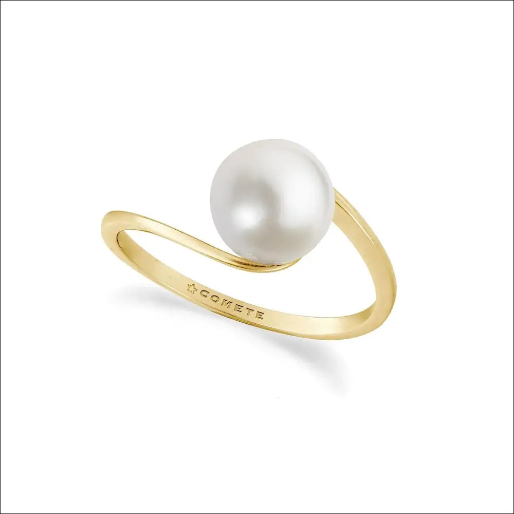 Anello Oro Giallo e perla coltivata 7,5/8 mm COMETE GIOIELLI ANP 417 G|bonini-gioielli