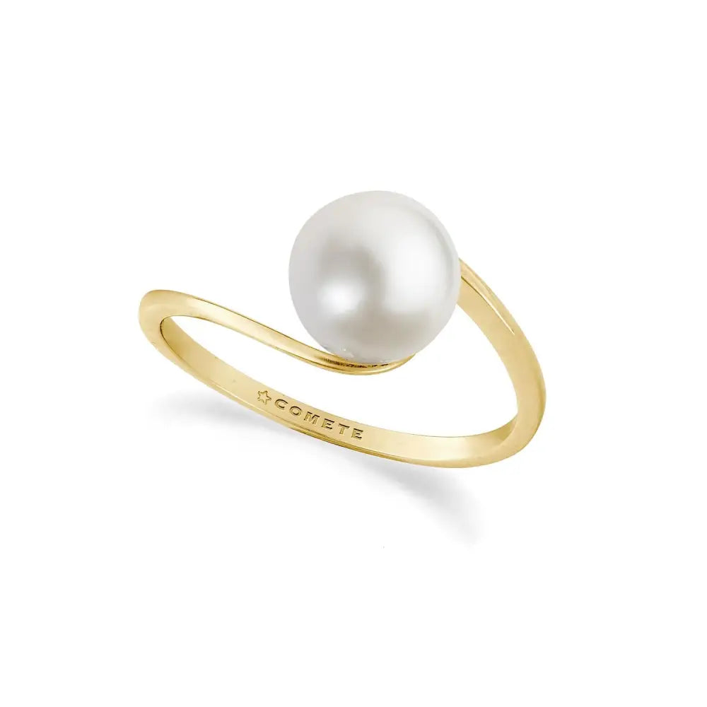 Anello Oro Giallo e perla coltivata 7,5/8 mm COMETE GIOIELLI ANP 417 G|bonini-gioielli