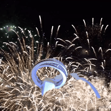 anello oro bianco e diamanti Intreccio Salvini |bonini-gioielli