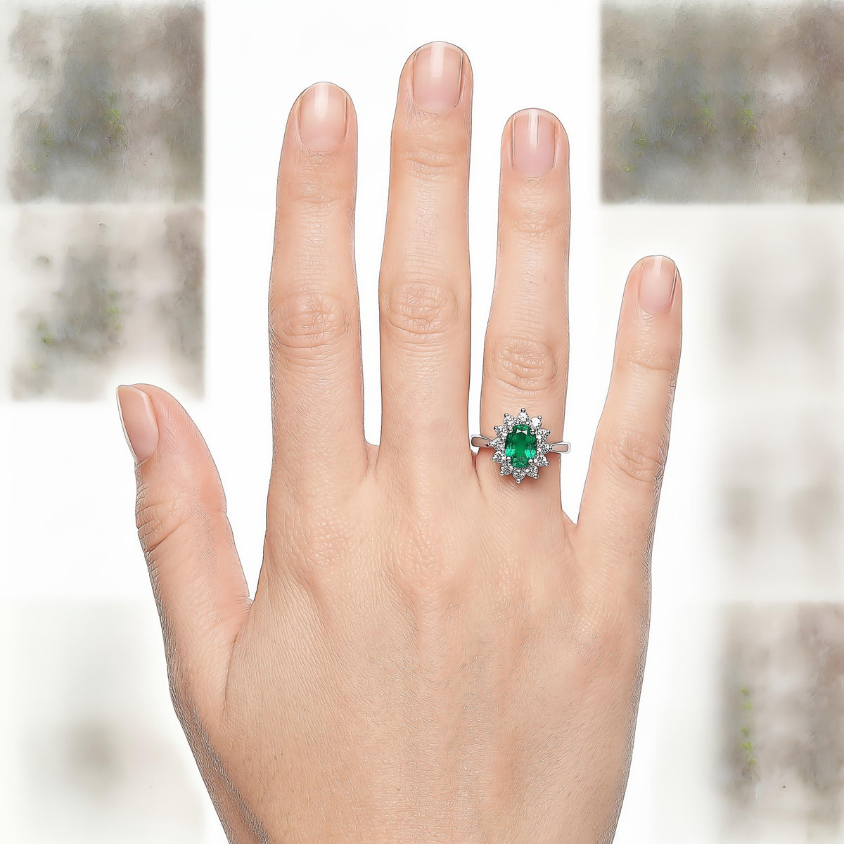 Anello smeraldo e diamanti Comete ANB 2750 S1|bonini-gioielli