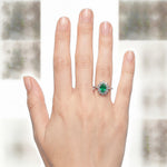Anello smeraldo e diamanti Comete ANB 2750 S1|bonini-gioielli