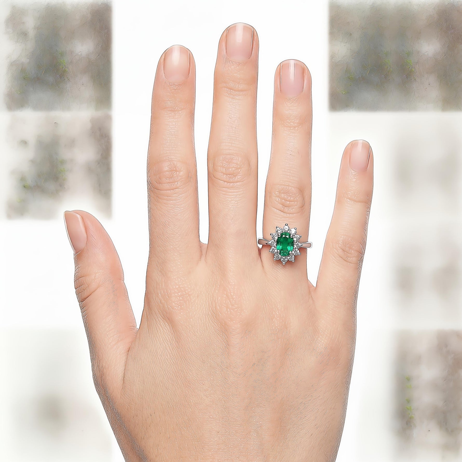 Anello smeraldo e diamanti Comete ANB 2750 S1|bonini-gioielli