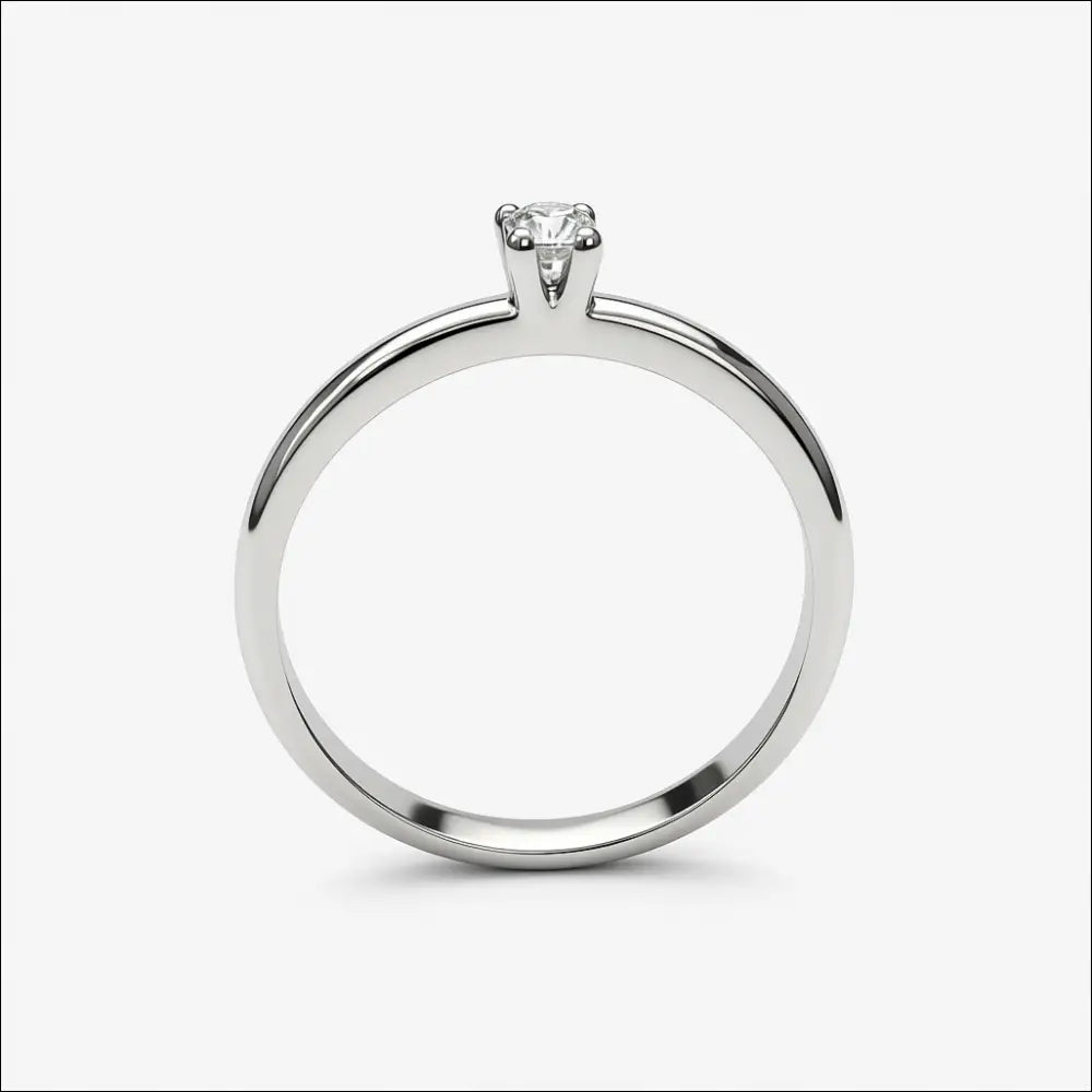 Anello Solitario oro 750/1000 Diamante ct 0,10 Salvini|bonini-gioielli