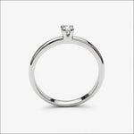 Anello Solitario oro 750/1000 Diamante ct 0,10 Salvini|bonini-gioielli