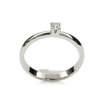 Anello S|bonini-gioielliolitario oro 750/1000 Diamante ct 0,10 Salvini