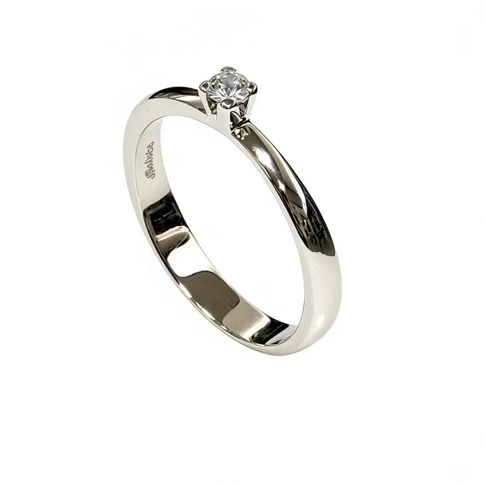 Anello Solitario oro 750/1000 Diamante ct 0,10 Salvini|bonini-gioielli