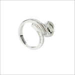 Anello in argento con accenti di diamante Riccio e Capriccio Salvini